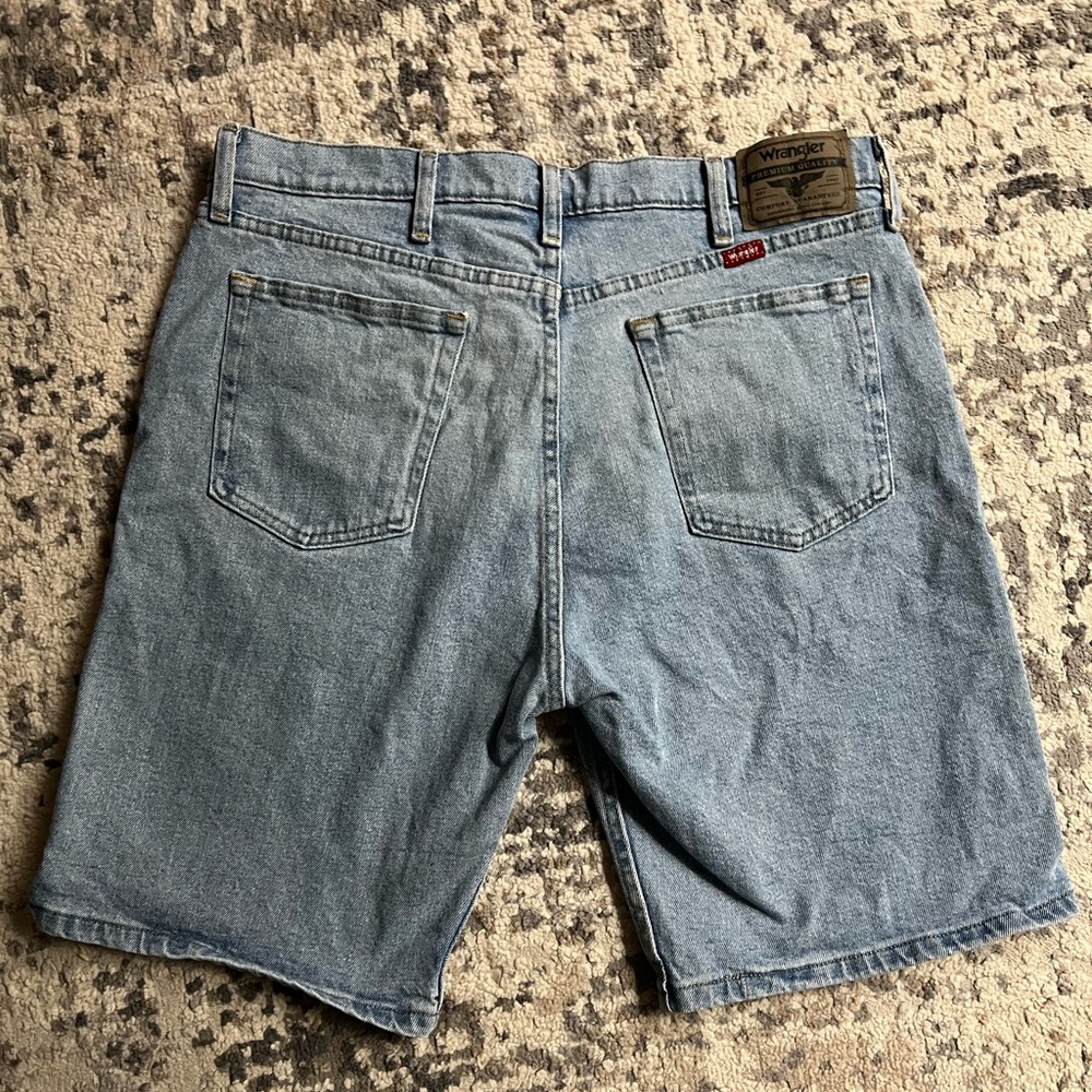 Wrangler Light Blue Jean‎ Shorts - Picture 4 of 4